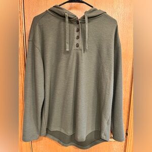 Time & Tru Hooded Shirt